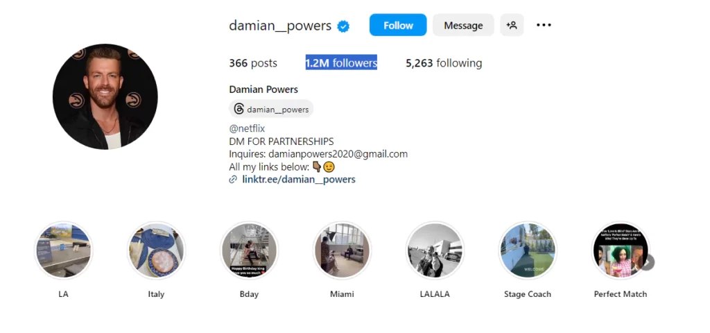 Damian Powers Instagram