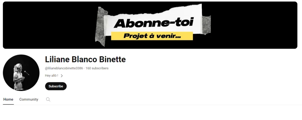 Liliane Blanco-Binette YouTube channel