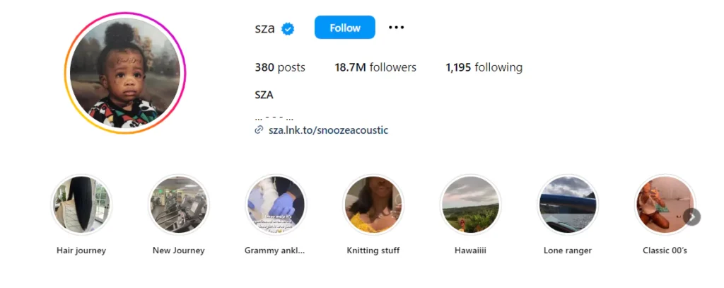 SZA Instagram