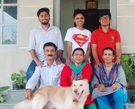 Ganavi Laxman family