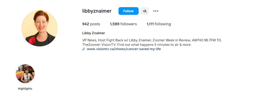 Libby Instagram