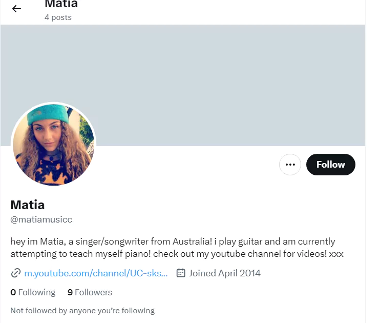 Matia Marks Twitter