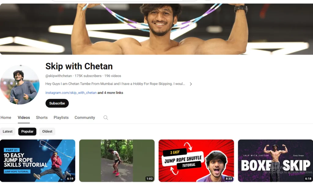 Chetan Tambe YouTube channel