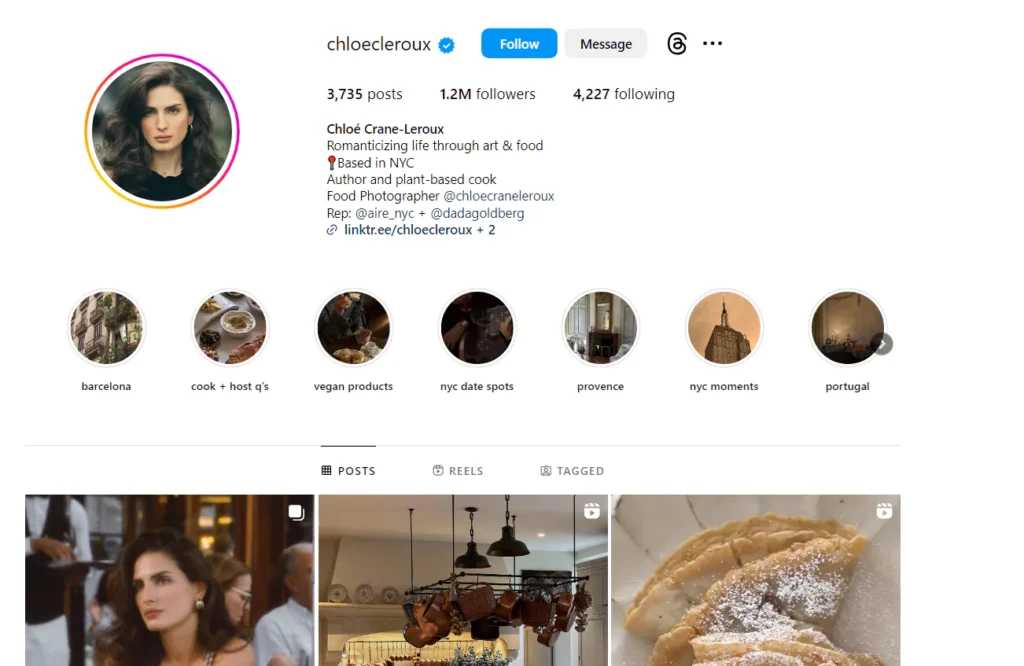 Chloe Crane-Leroux Instagram