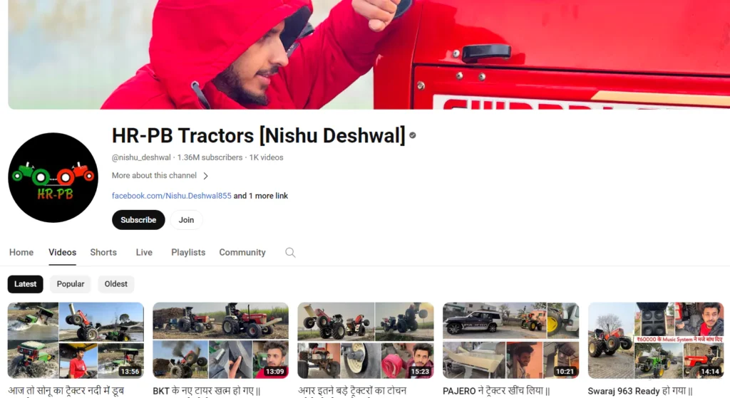 Nishu Deshwal YouTube channel